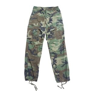 Vintage Propper Pants Mens Small Regular Woodland Camo BDU Cargo Combat 90s